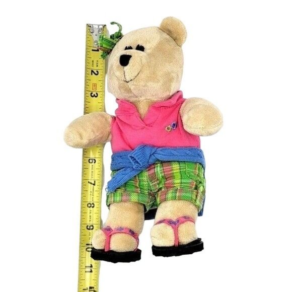 2/$15 Starbucks 62nd Bearista Girl Bear Plush 10" 2007 Summer Vacation Preppy - Picture 11 of 11